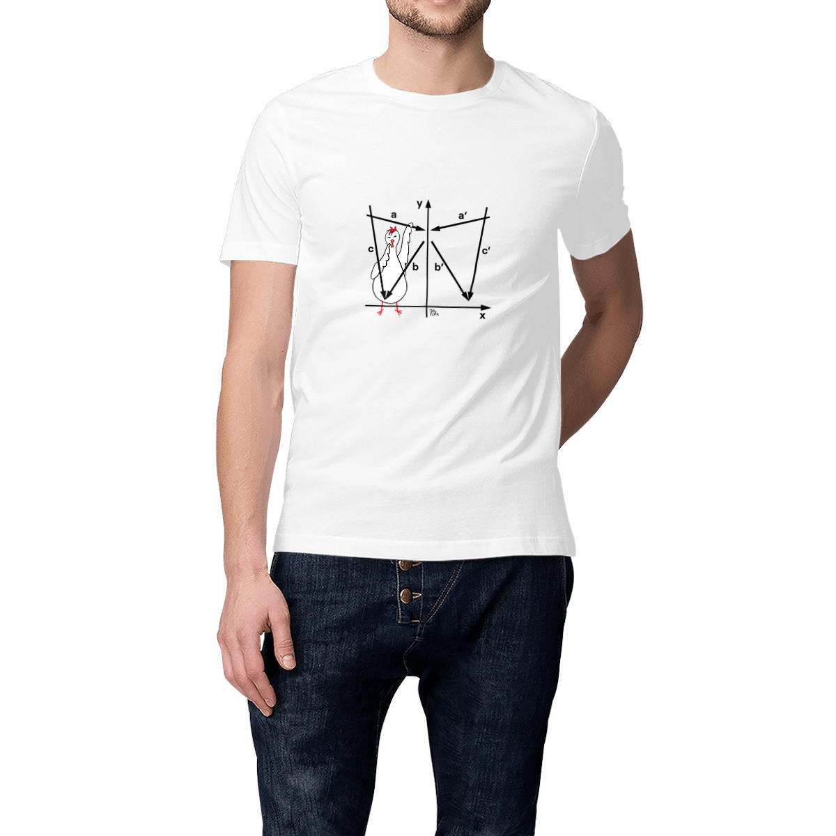 Image front Matikkakana - t-shirt, masculine