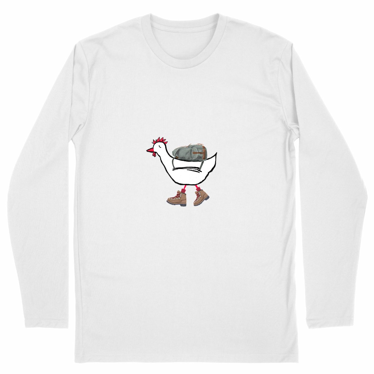 Image back Vaelluskana - t-shirt, long sleeve, masculine