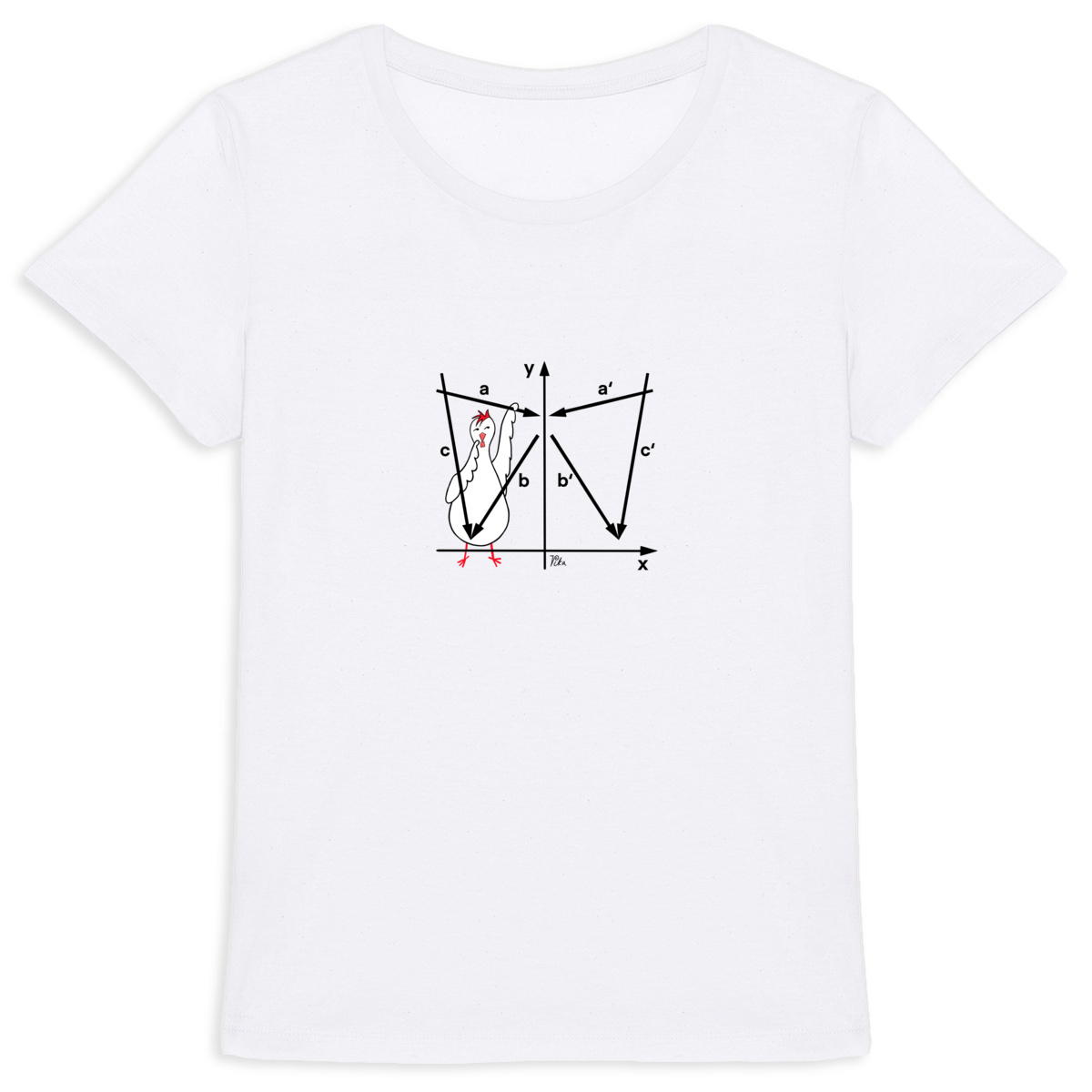 Image back Matikkakana - t-shirt, feminine
