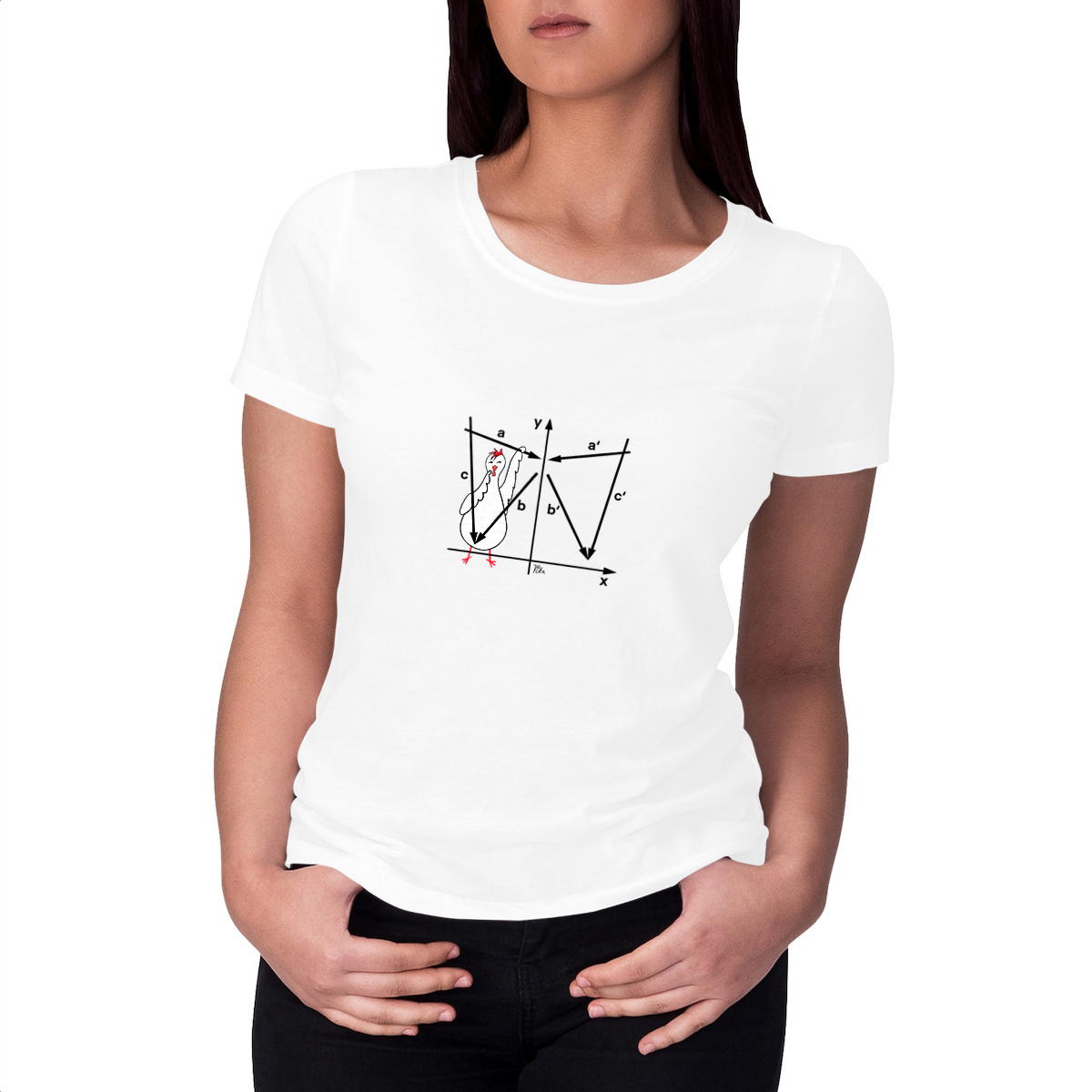Image front Matikkakana - t-shirt, feminine