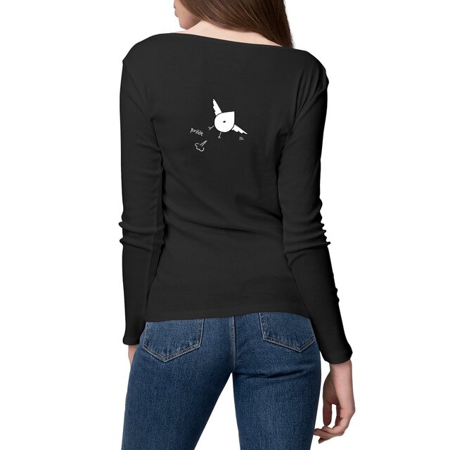 Image front Eliittikana - t-shirt, long sleeve, feminine
