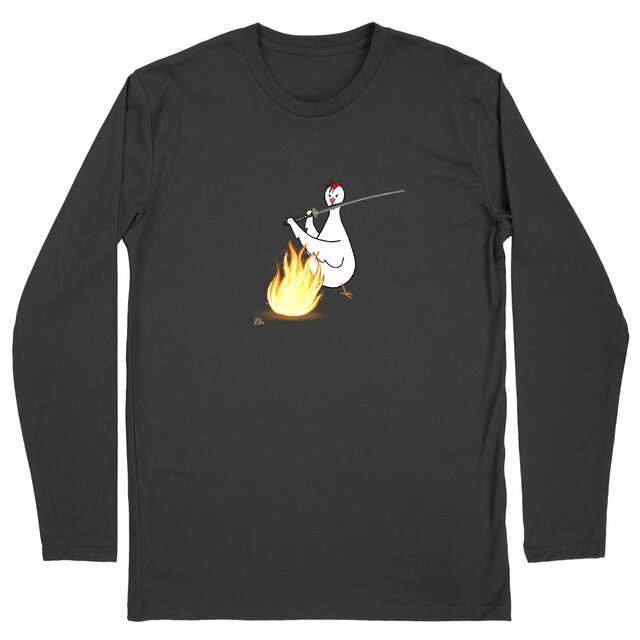 Image back Katanakana - t-shirt, long sleeve, masculine