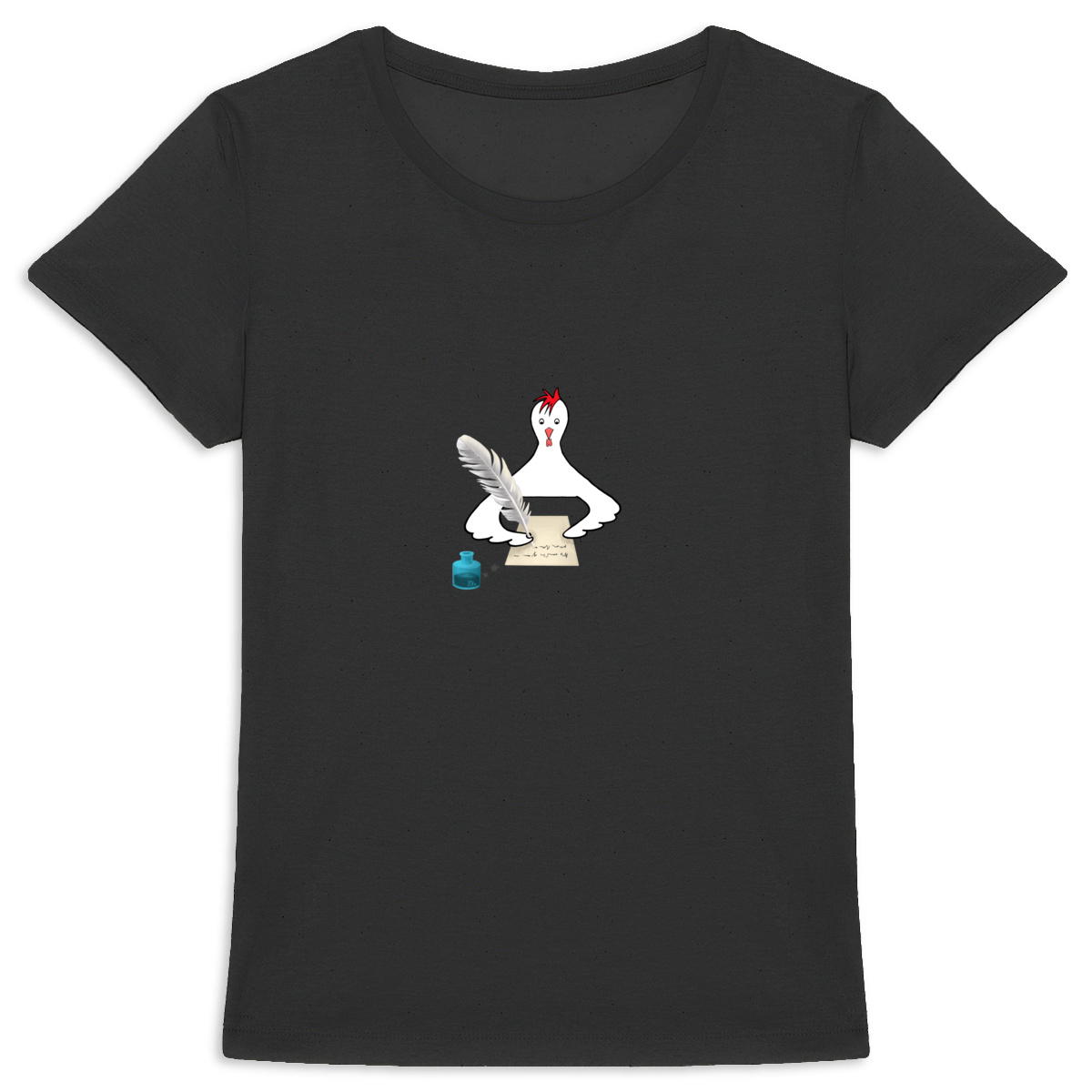 Image back Kirjoituskana - t-shirt, feminine
