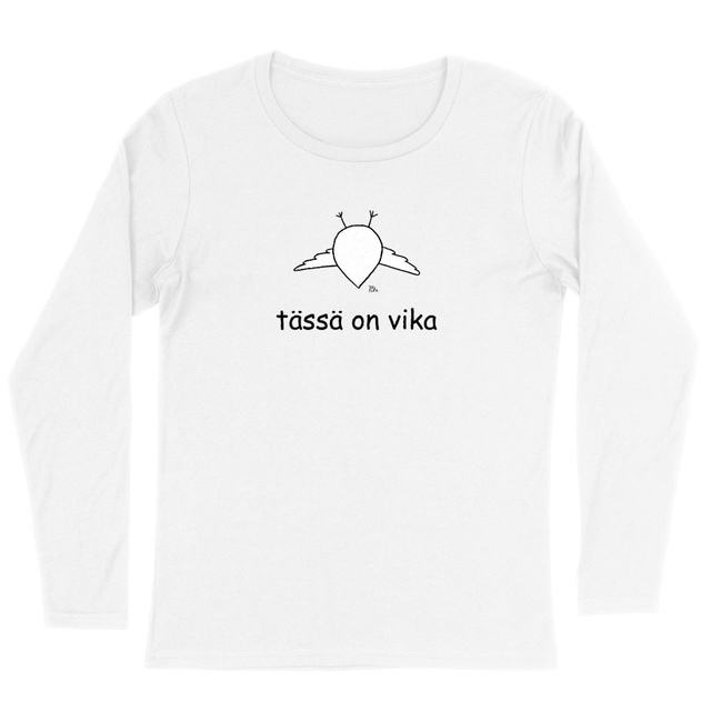 Image back Vika - t-shirt, long sleeve, feminine
