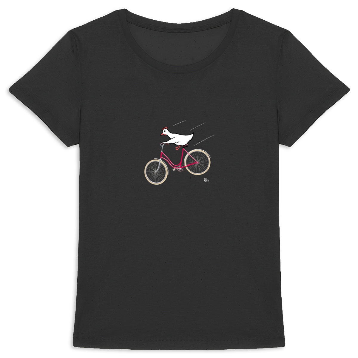 Image back Pyöräkana - t-shirt, feminine