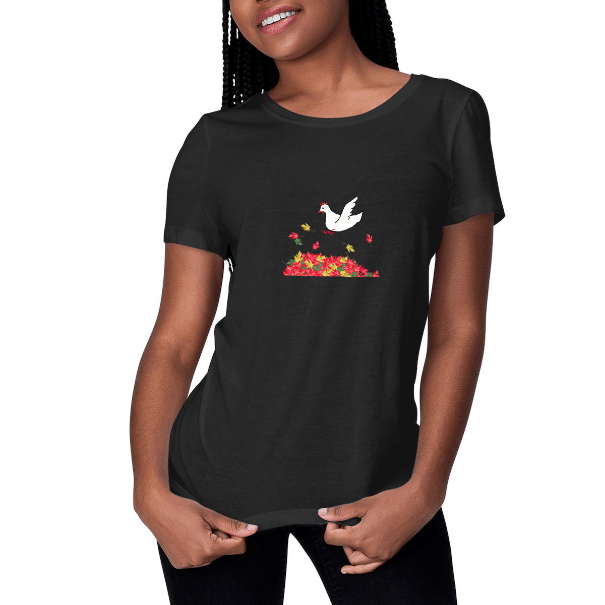 Image front Hyppykana - t-shirt, feminine