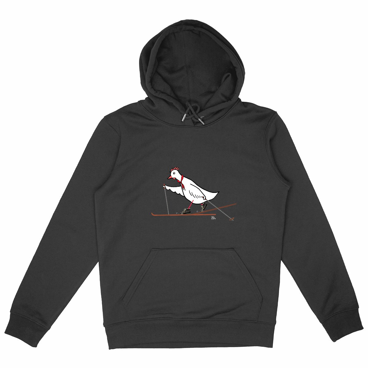 Image front Hiihtokana - hoodie, unisex
