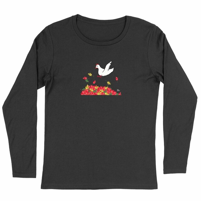 Image front Hyppykana - t-shirt, long sleeve, feminine