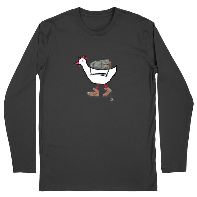 Image back Vaelluskana - t-shirt, long sleeve, masculine