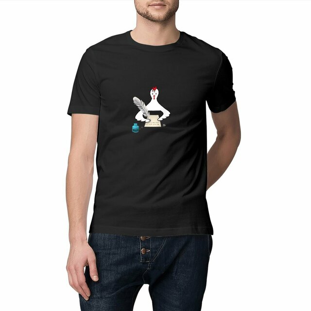 Image front Kirjoituskana - t-shirt, masculine