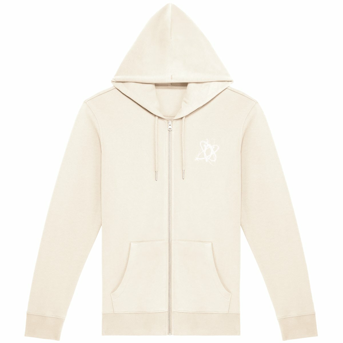 Image back papillonnement éthéré, sweat zippé