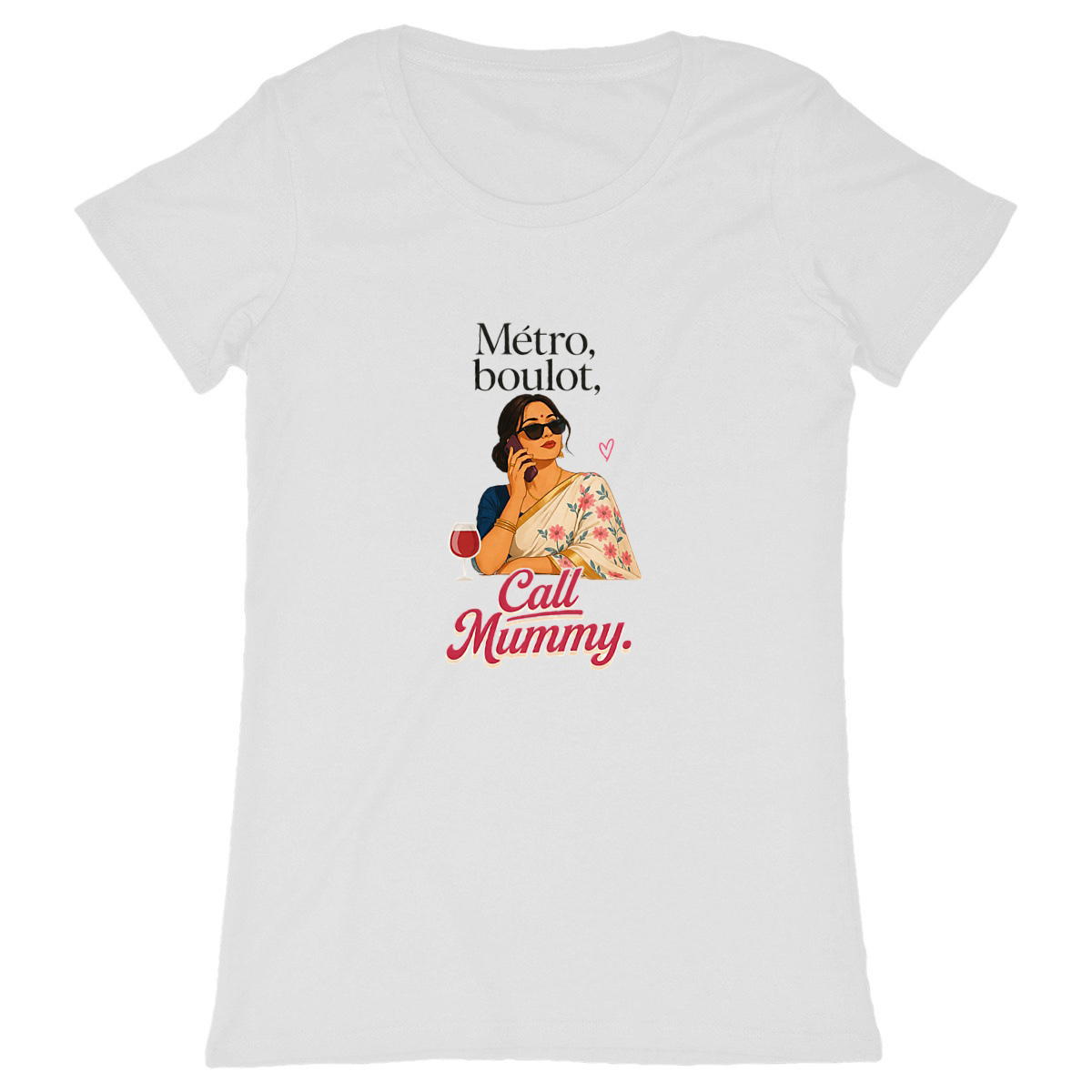 Women's Classic T-shirt: Metro, Boulot, Call Mummy Edition - Image