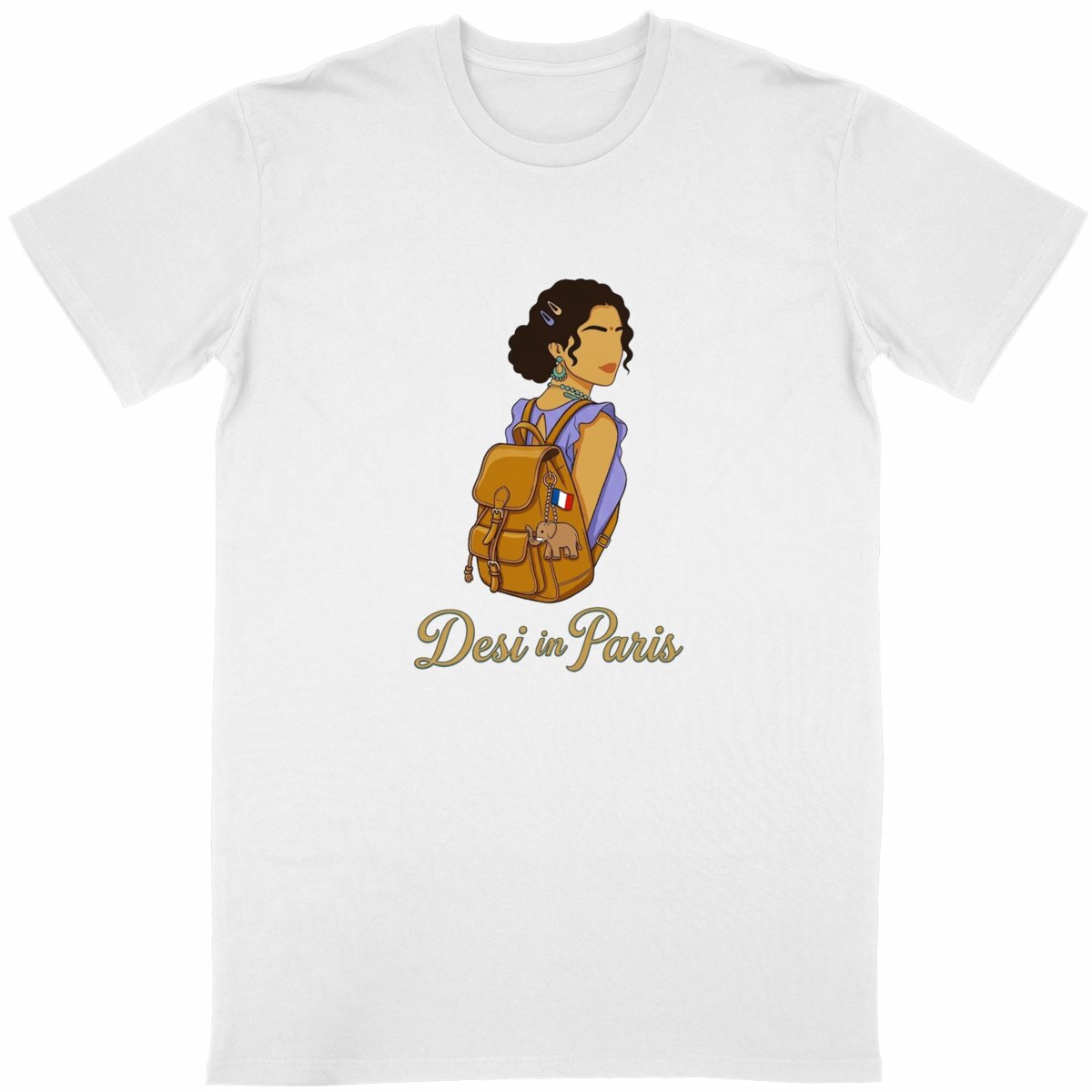 Unisex Classic T-shirt: Desi in Paris Vibes - Image