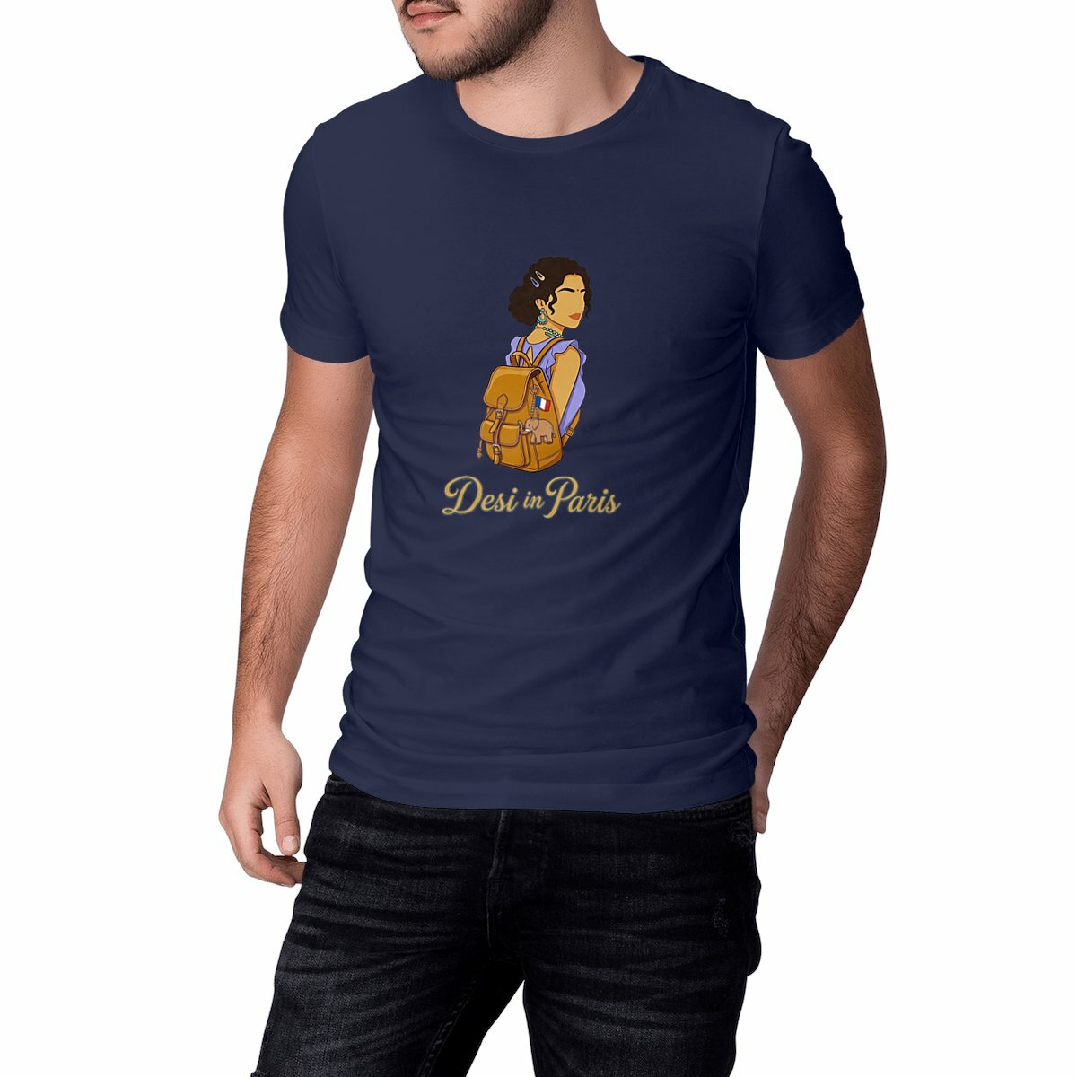 Unisex Classic T-shirt: Desi in Paris Vibes
