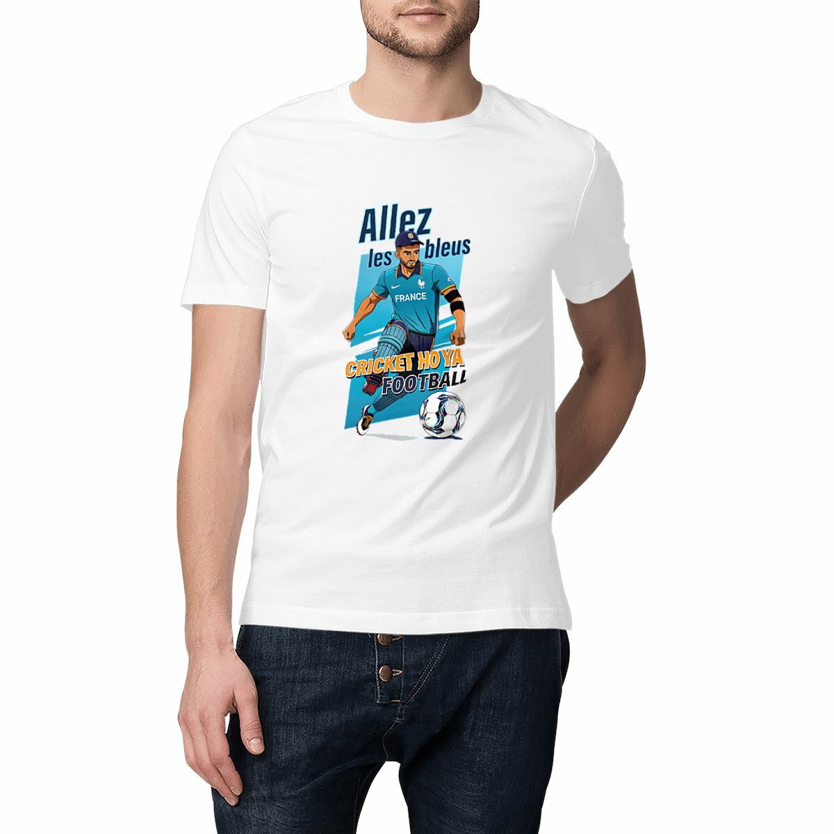 Allez les Bleus · Cricket & Football · Unisex Classic Tee