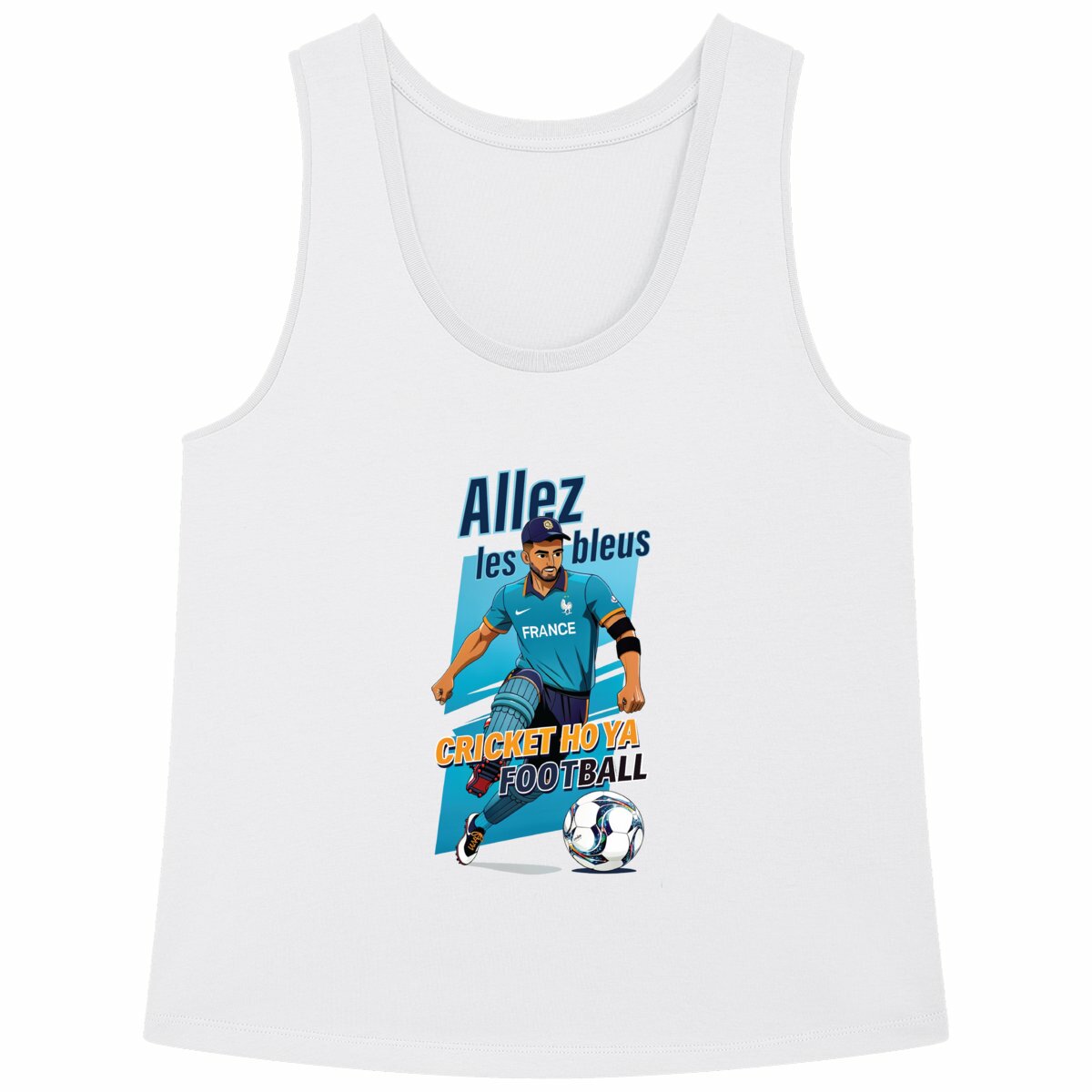 Allez les Bleus · Cricket & Football · Women's Loose Tank - Image