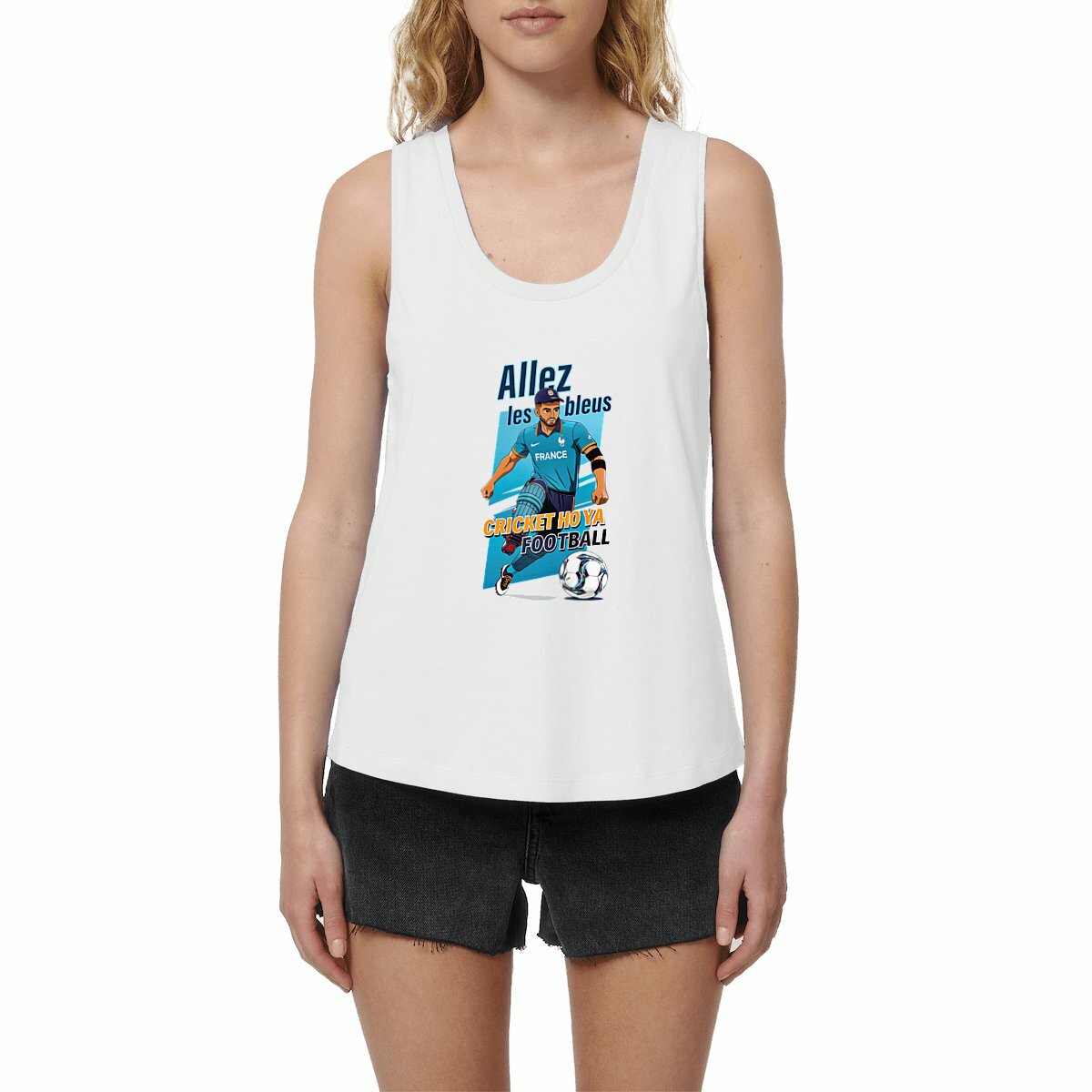 Allez les Bleus · Cricket & Football · Women's Loose Tank