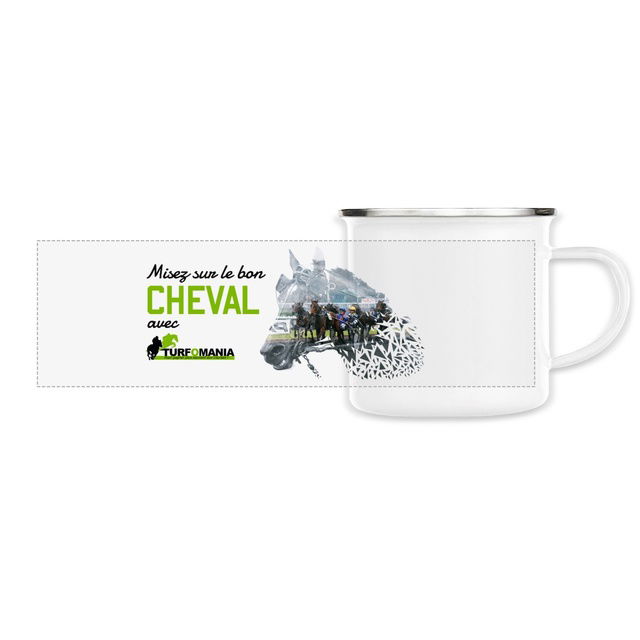 Image front Mug acier - Misez sur le bon cheval