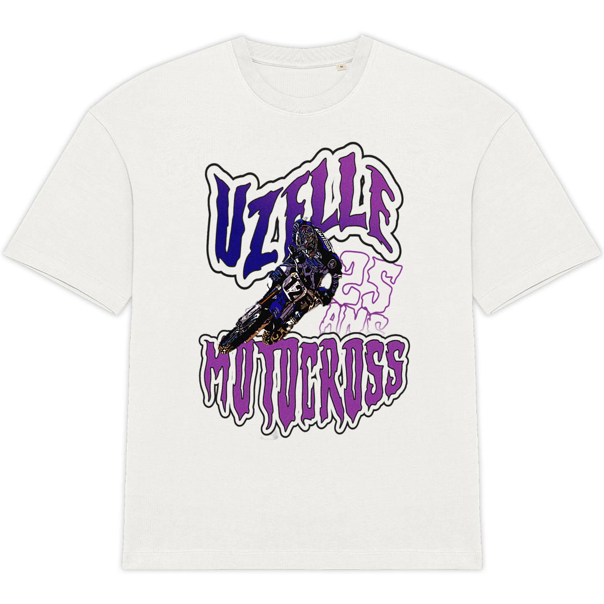 UzelleMX Tee DV 25 Oversize Blanc - Image