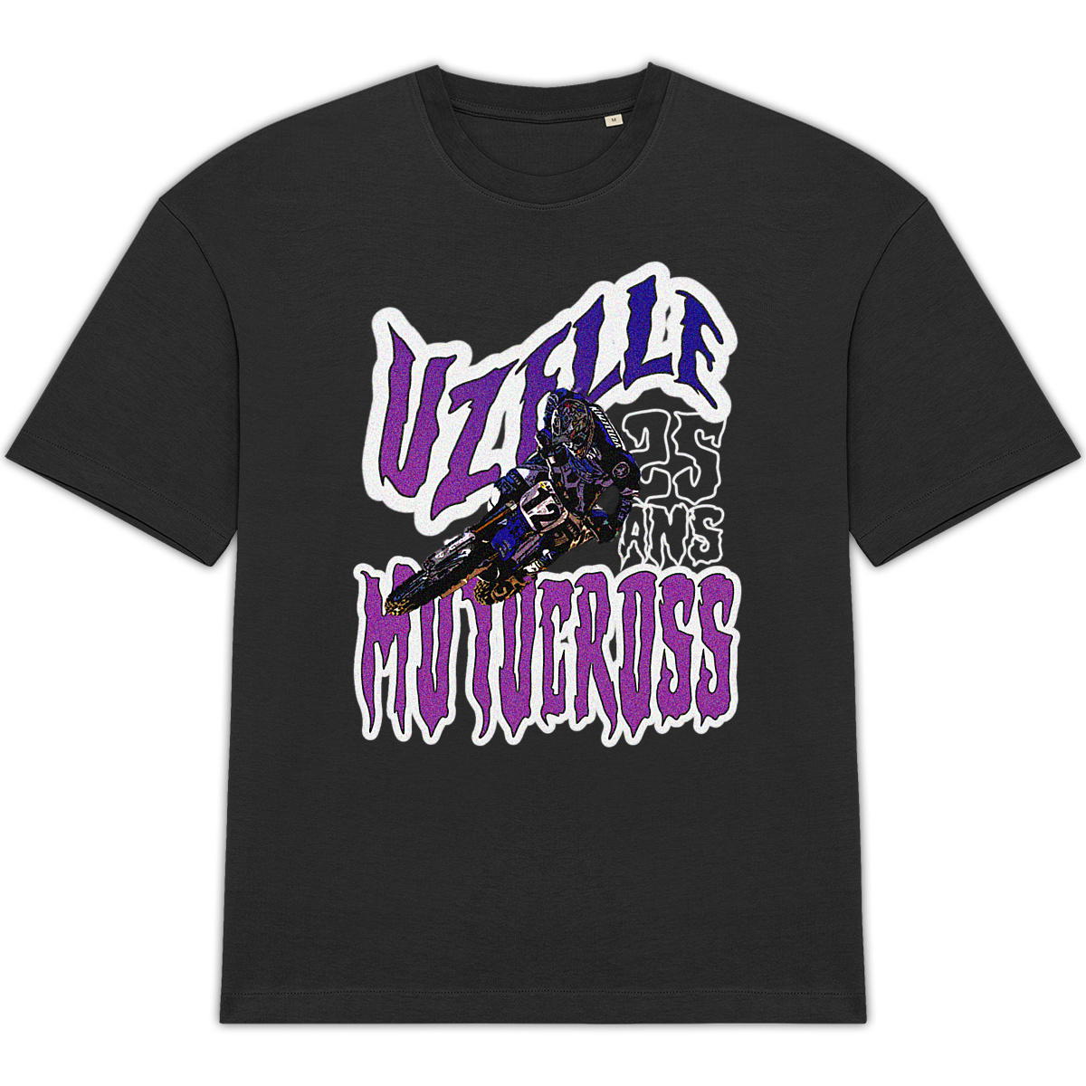 UzelleMX Tee DV 25 Oversize Noir - Image