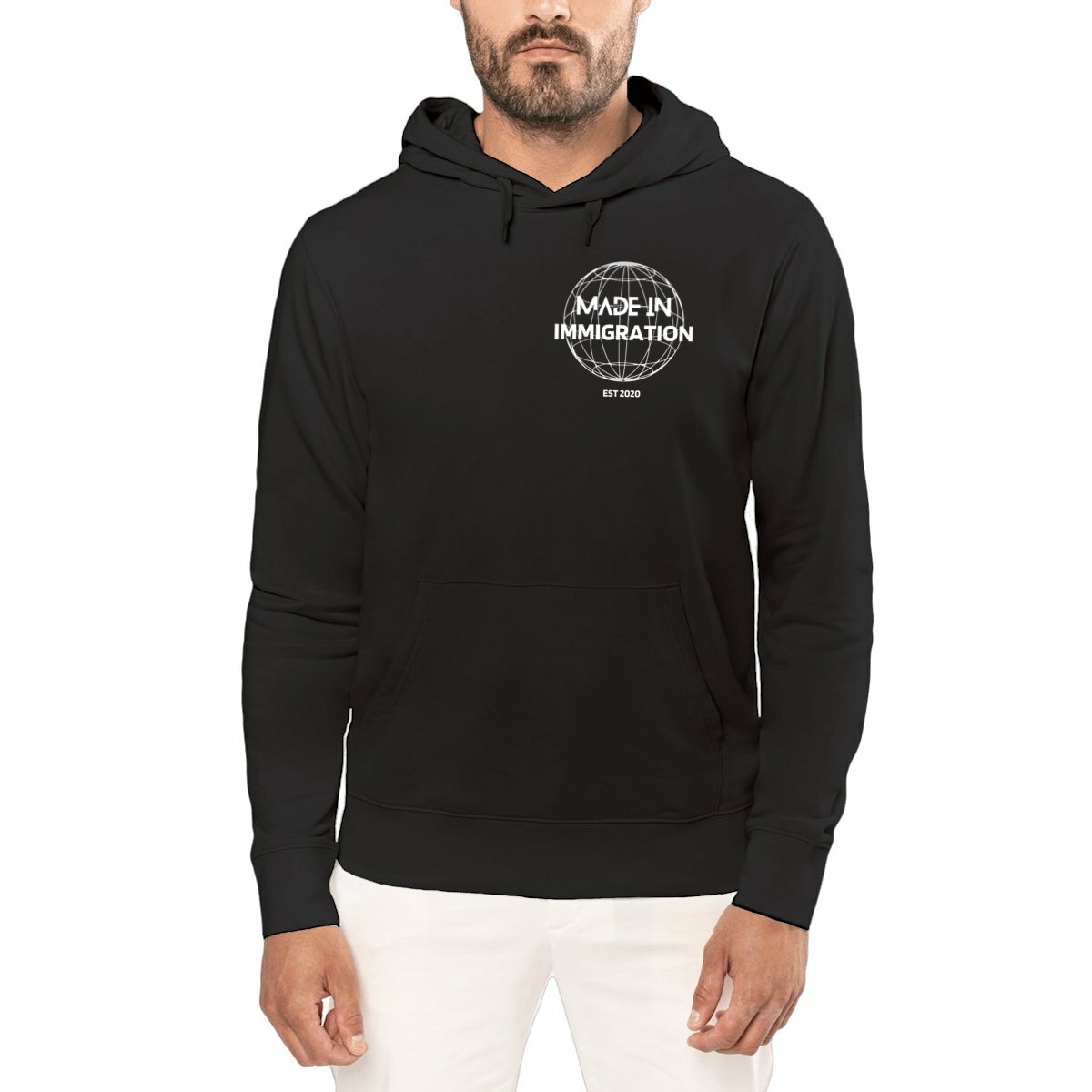 Image front France - Sweat à capuche Léger Unisexe - Made In Immigration 