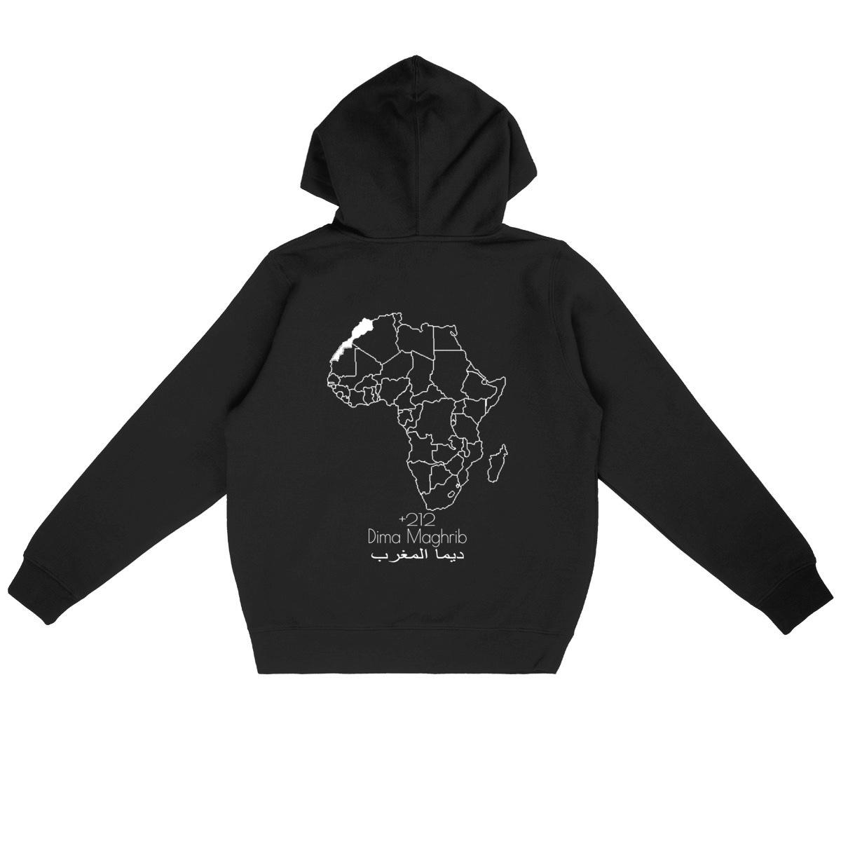 Image back Maroc - Sweat à capuche Léger Unisexe - Made In Immigration