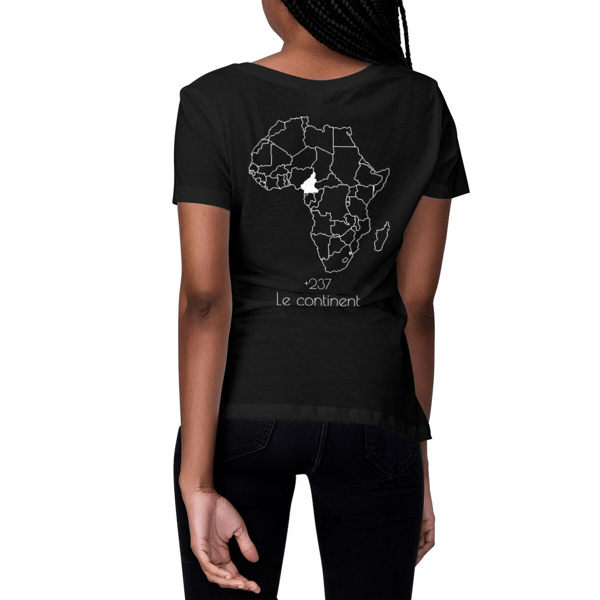 Image front Cameroun - T-shirt Femme Classique - Made In Immigration