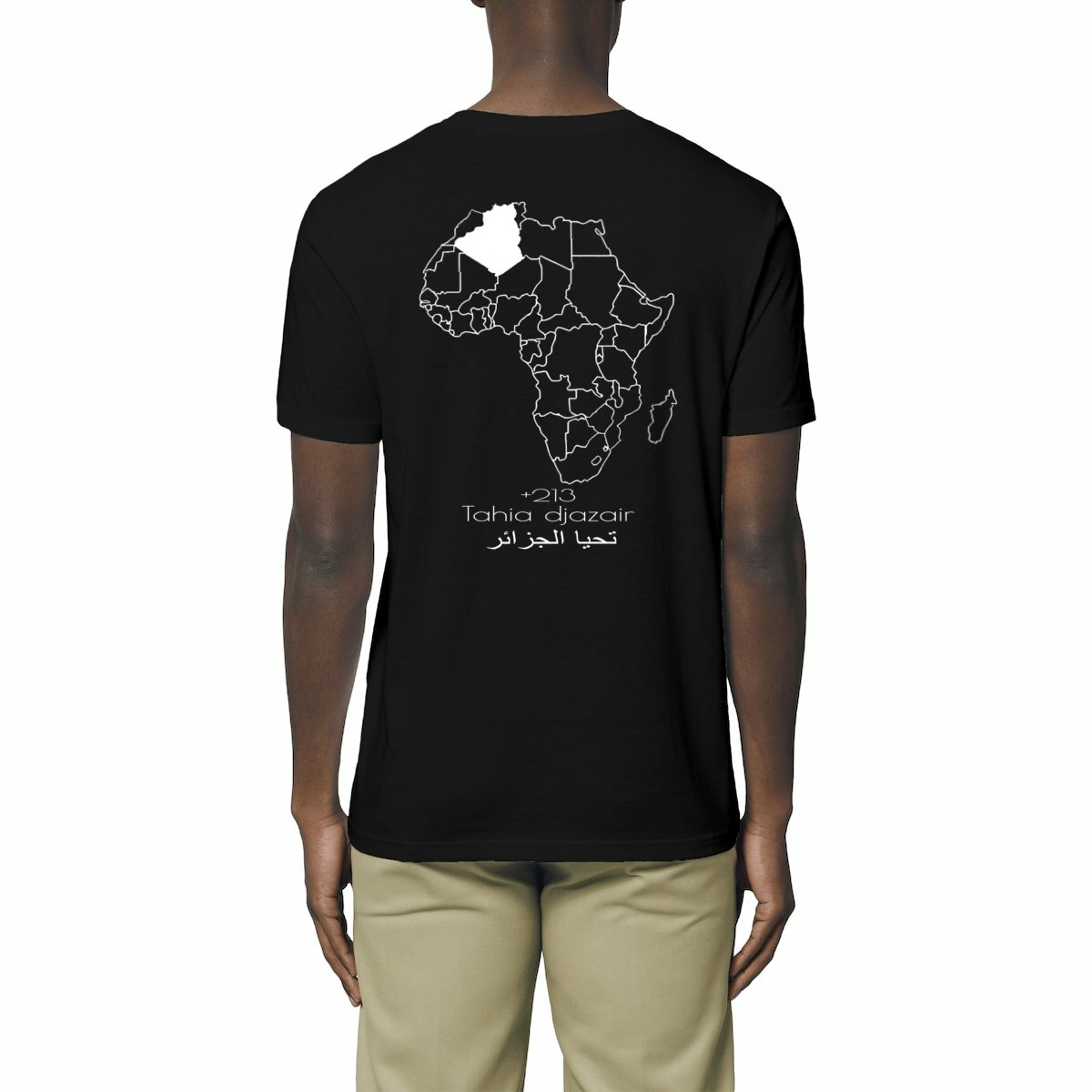 Image front Algérie - T-shirt unisexe léger - Made In Immigration