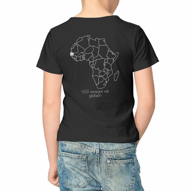 Image front Sénégal - T-shirt Enfant Léger - Made In Immigration 