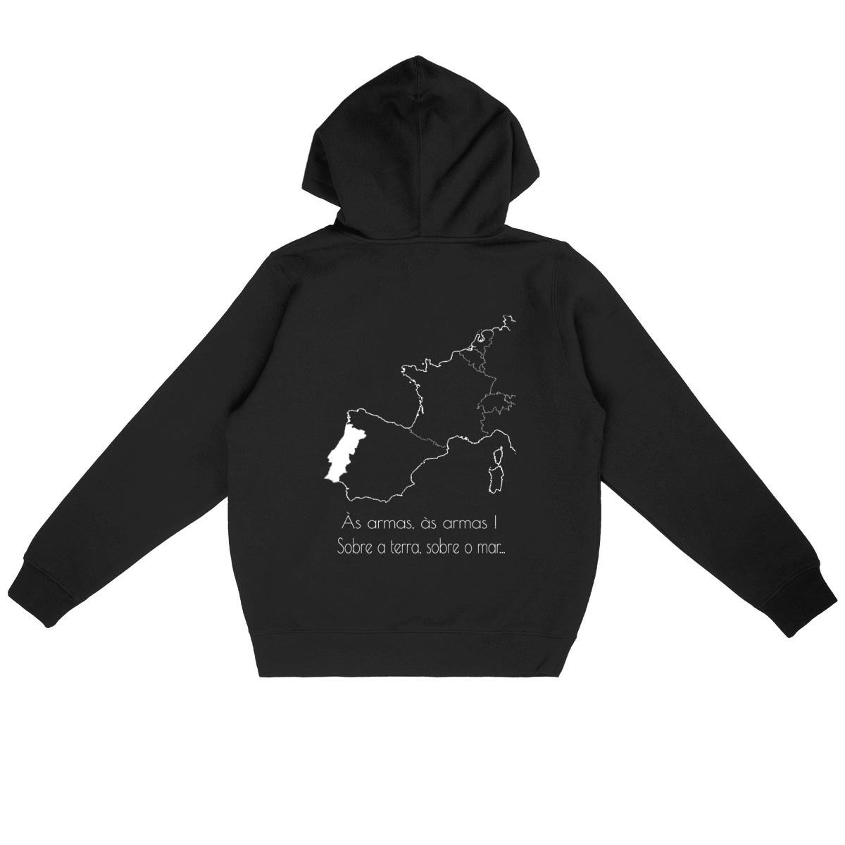 Image back Portugal - Sweat à capuche Léger Unisexe - Made In Immigration