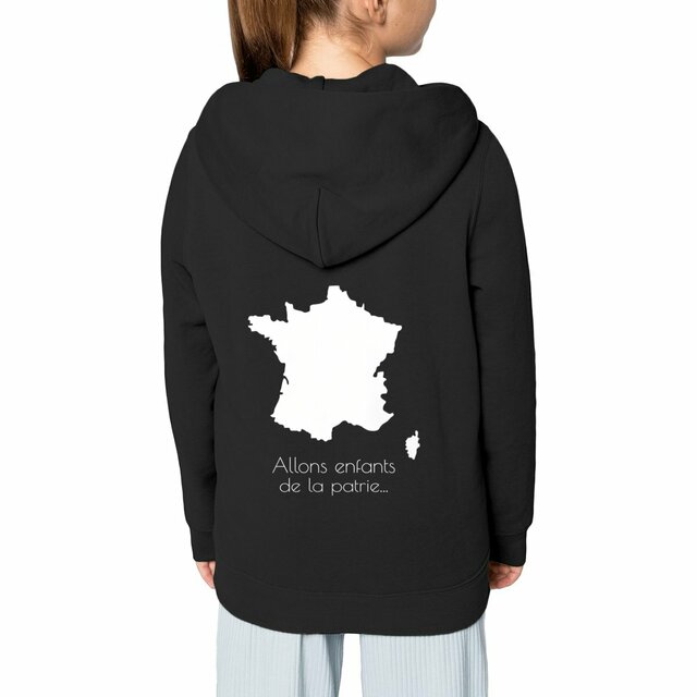 Image front France - Sweat à capuche Léger Enfant - Made In Immigration