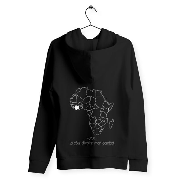 Image back Cote d'Ivoire - Sweat à capuche Léger Unisexe - Made In Immigration