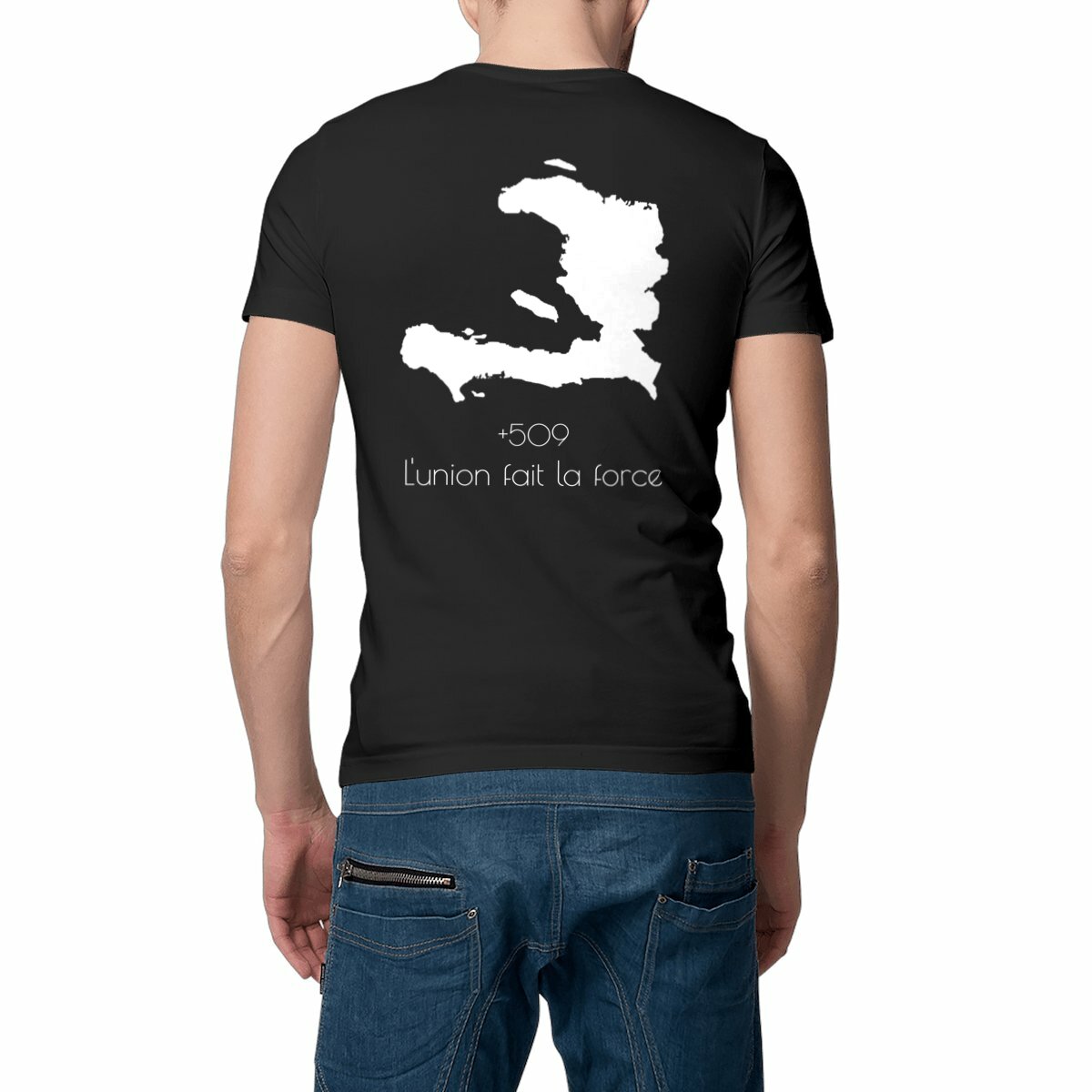 Image front Haïti - T-shirt Unisexe Classique - Made In Immigration