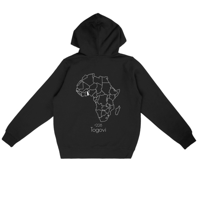 Image back Togo - Sweat à capuche Léger Unisexe - Made In Immigration