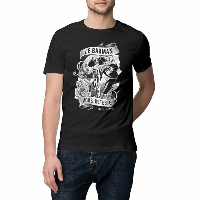 Image front Tshirt col rond - Skull & Shaker 