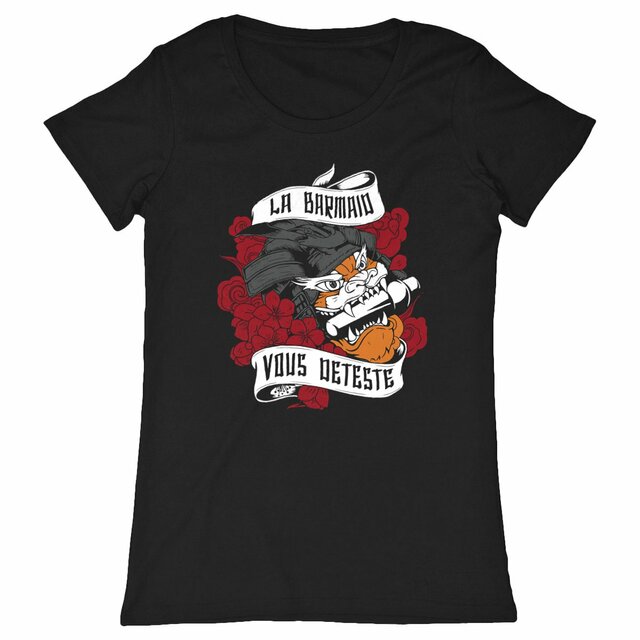 Image back Tshirt col rond - Barmaid Tokyo