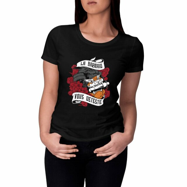 Image front Tshirt col rond - Barmaid Tokyo