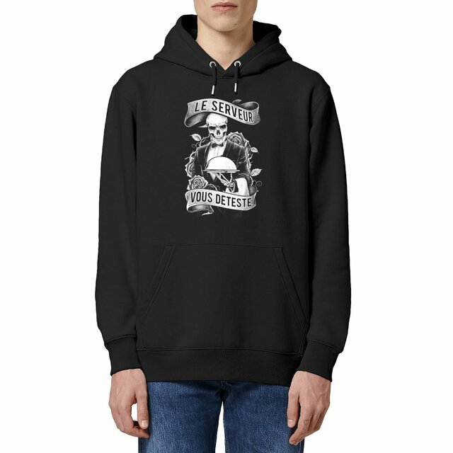 Image front Hoodie - Serveur Skull & Plateau