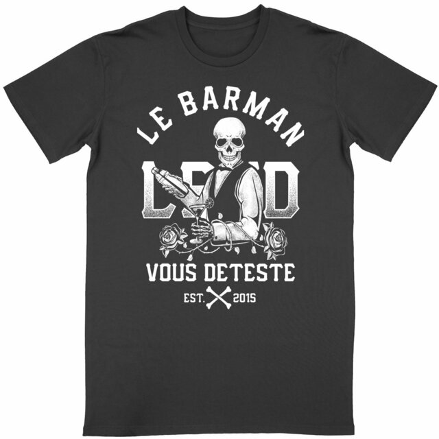 Image back Tshirt col rond - Barman Mr LBVD
