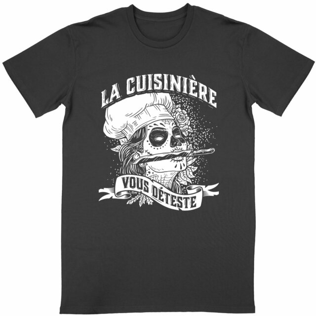Image front Tshirt col rond - La Cuisinière