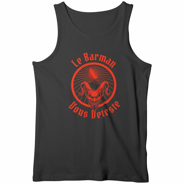 Image front Débardeur - Barman Devil