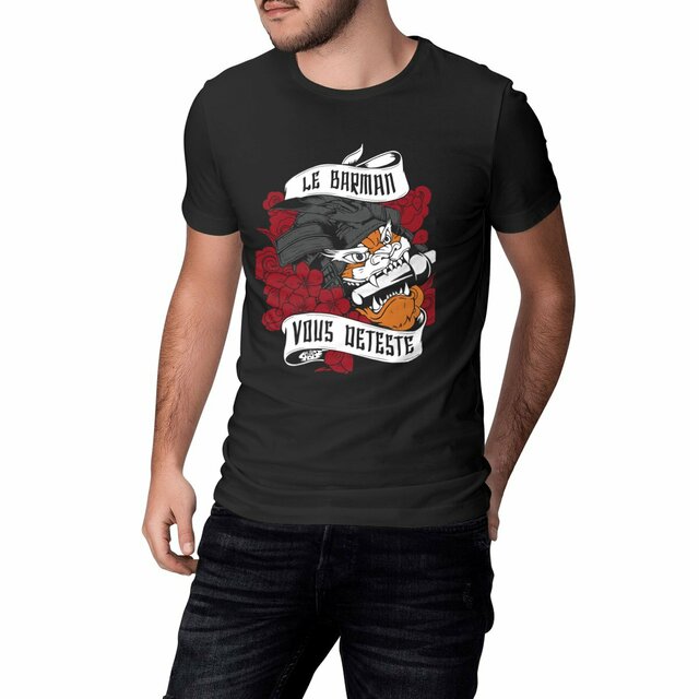 Image front Tshirt col rond - Barman Tokyo
