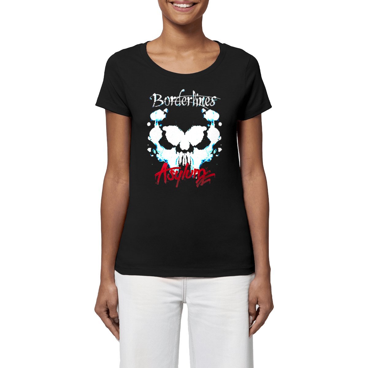 Image front Borderlines Asylum - T-shirt Femme 
