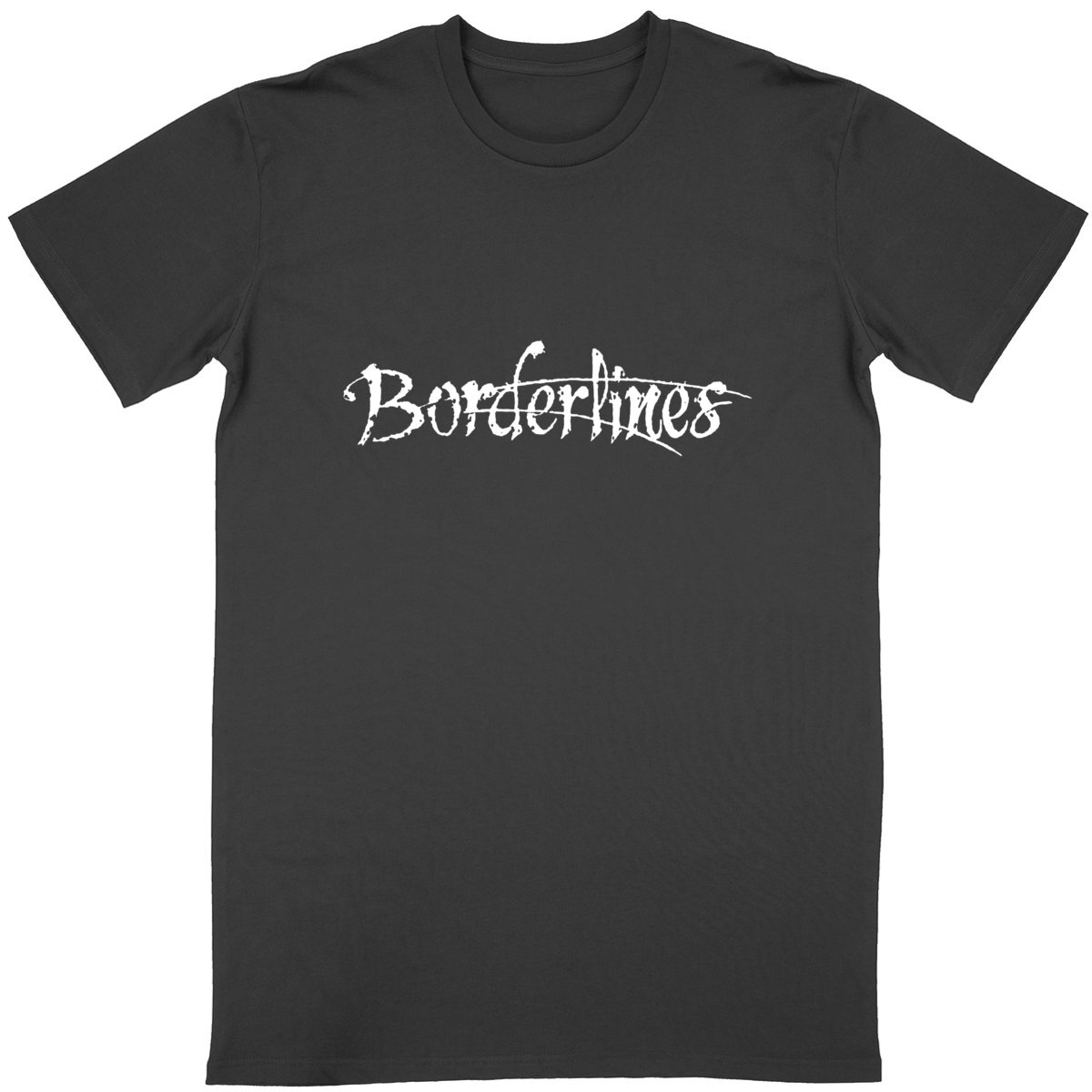 Image back Borderlines Lettering White - Unisexe