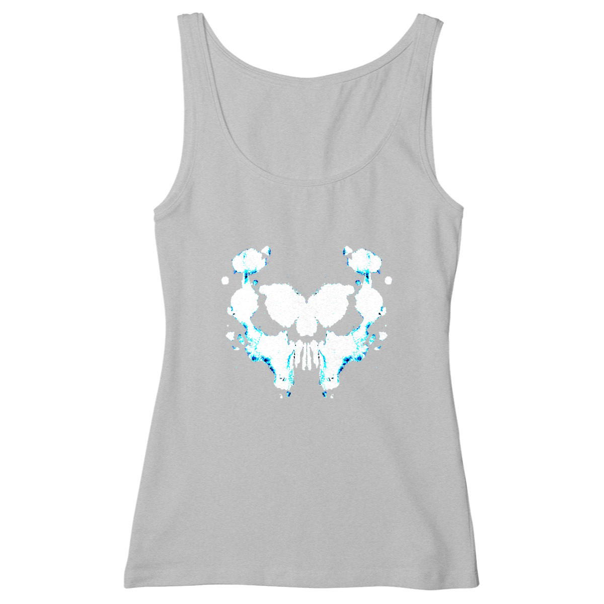 Image back Borderlines White - Débardeur cintré femme