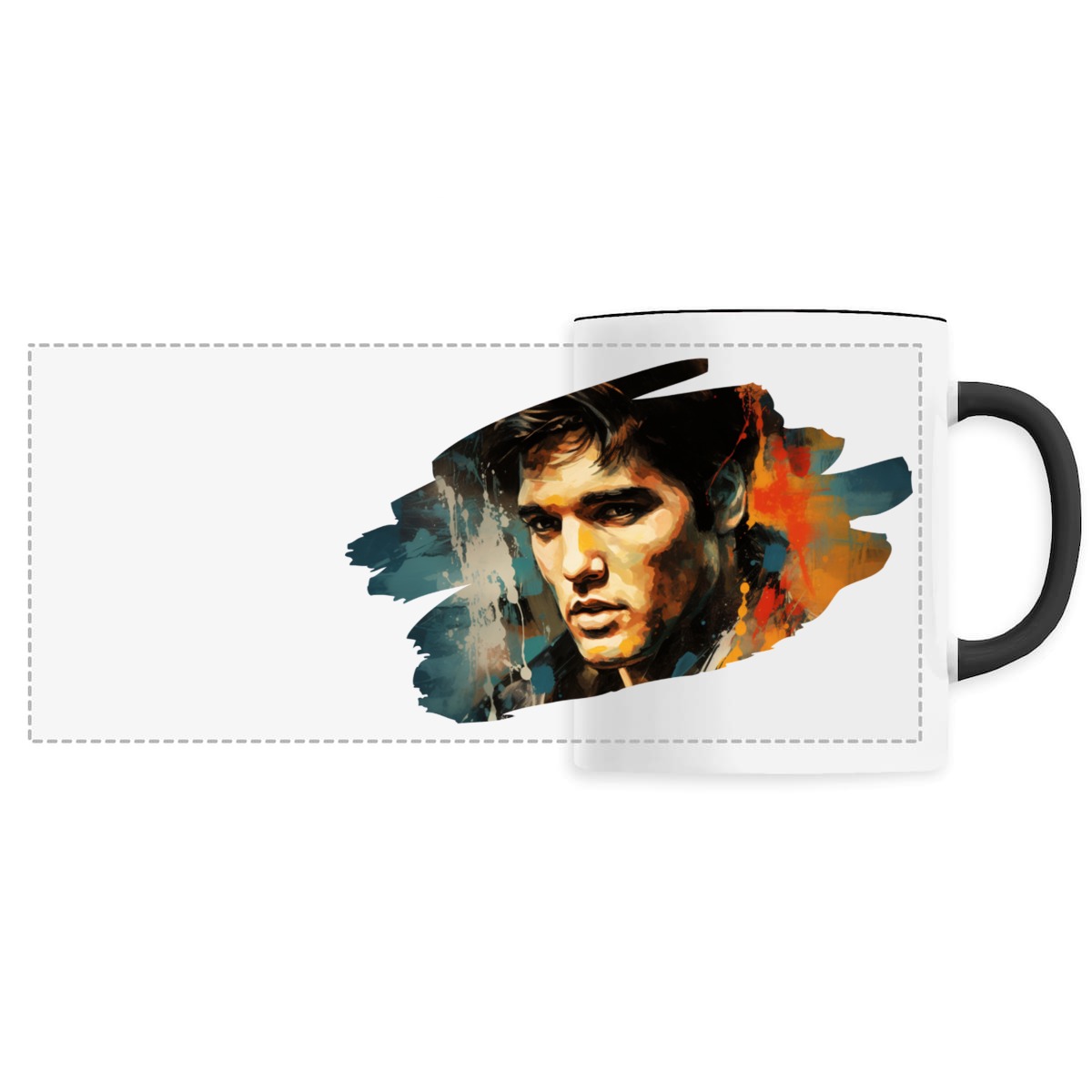 Image back MUG Elvis 