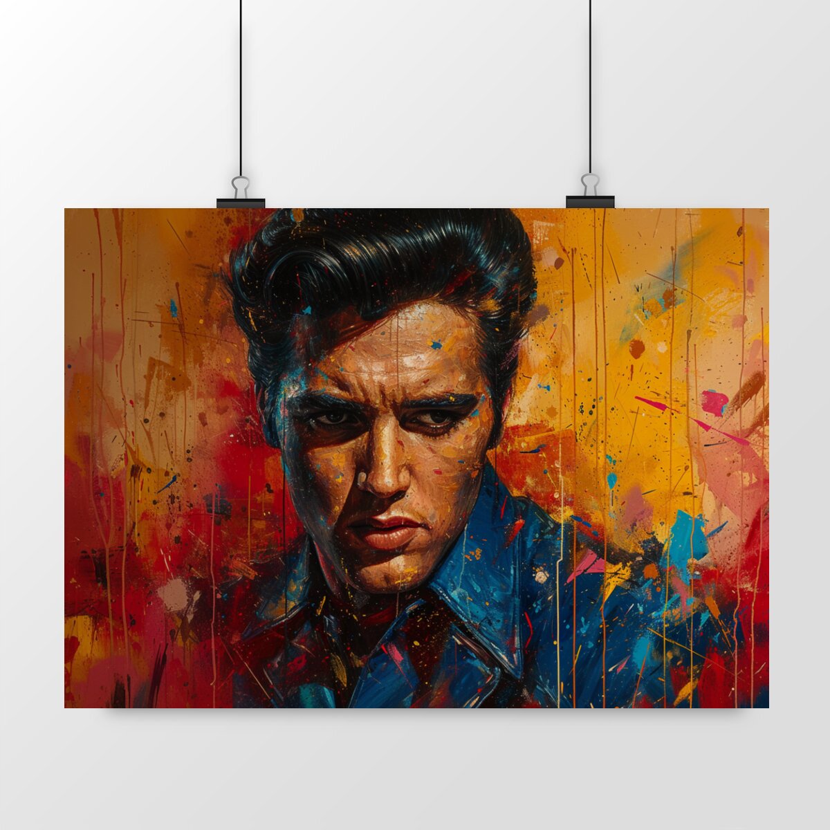 Image front Poster Elvis Portrait Jazz 