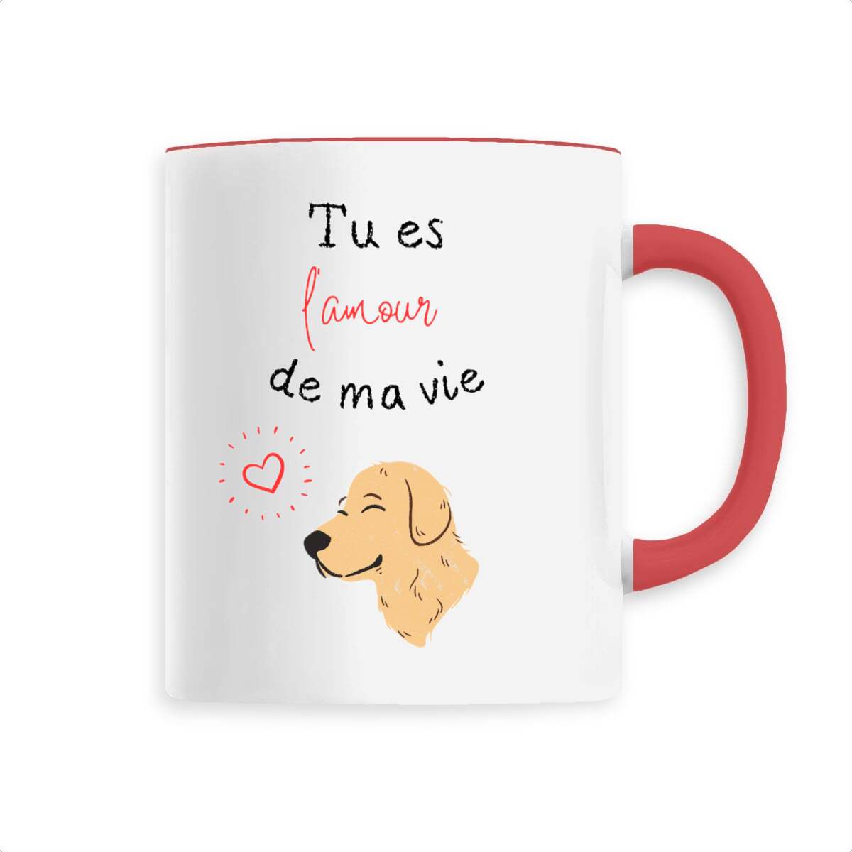 Image front MUG "Tu es l'amour de ma vie"