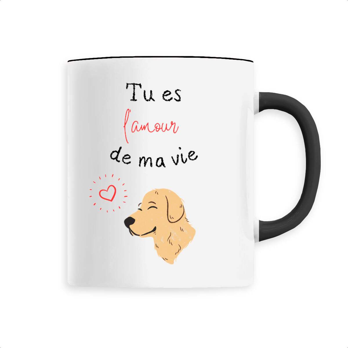 Image back MUG "Tu es l'amour de ma vie"