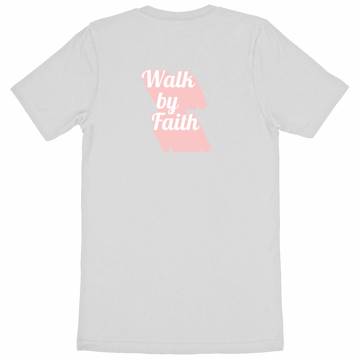 Image back Heavyweight Unisex t-shirt Premium+ walk by faith